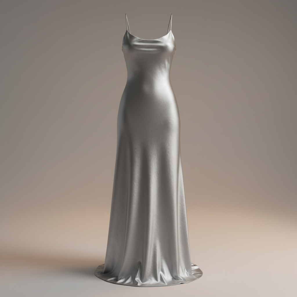 Chrome Slip Column Dress